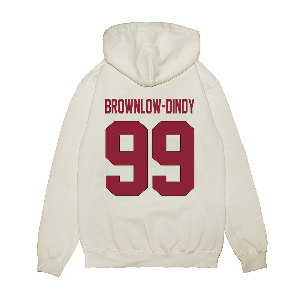 South Carolina - NCAA Football : Gabriel Brownlow-Dindy - Vintage Helmet Premium Hooded Sweatshirt-1