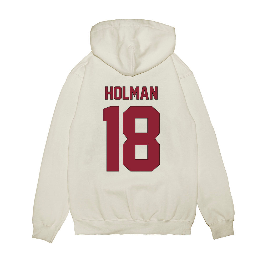 South Carolina - NCAA Football : Jaquel Holman - Vintage Helmet Premium Hooded Sweatshirt-1
