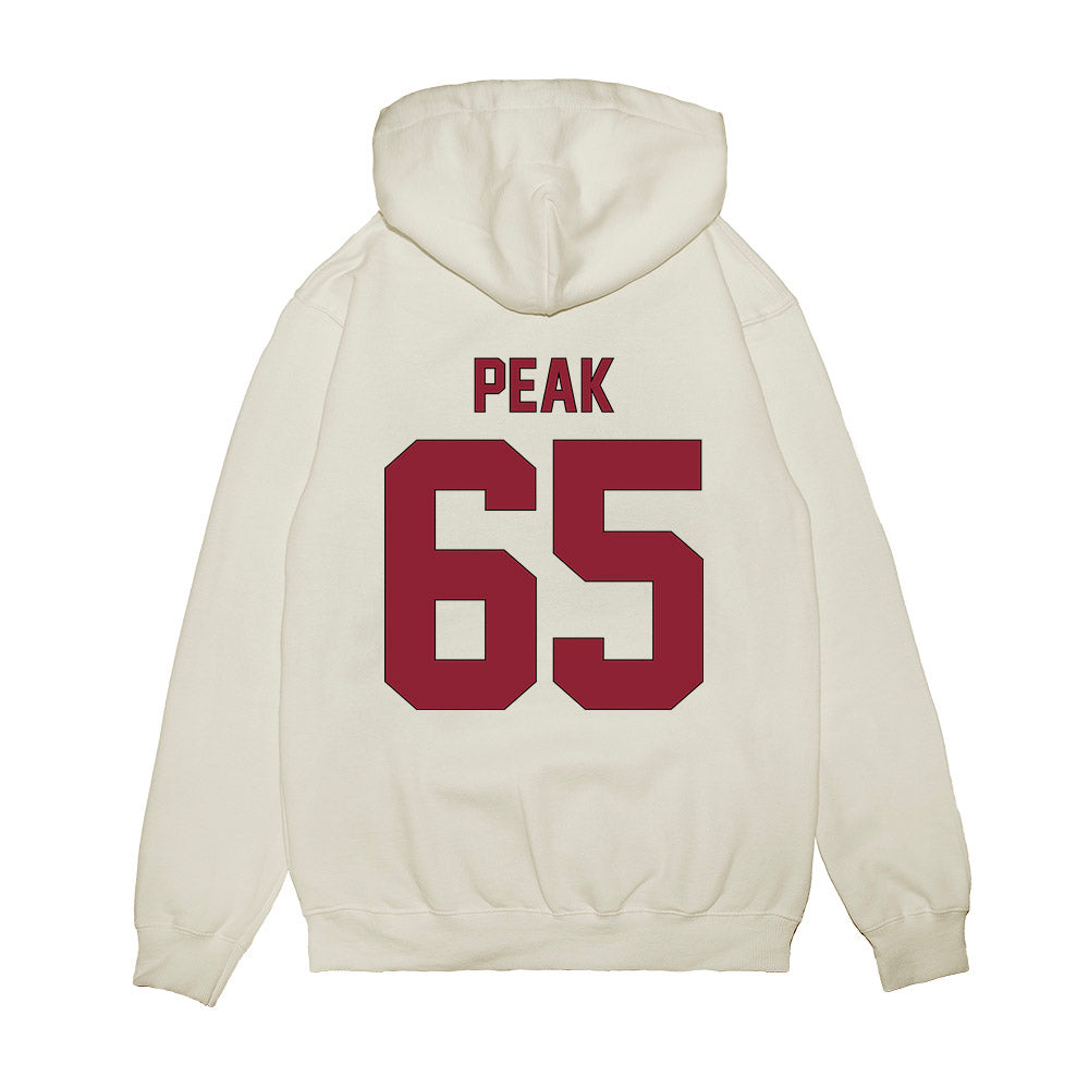 South Carolina - NCAA Football : Jacarrius Peak - Vintage Helmet Premium Hooded Sweatshirt-1