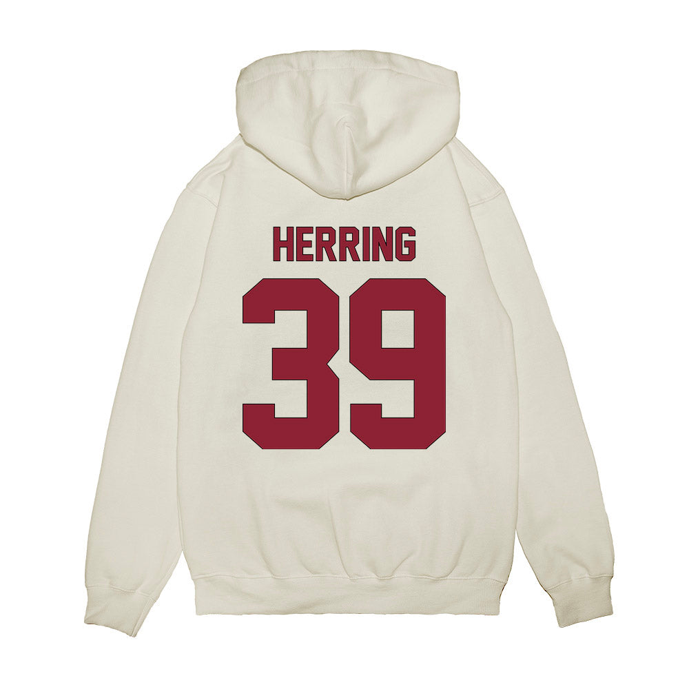 South Carolina - NCAA Football : Caleb Herring - Vintage Helmet Premium Hooded Sweatshirt-1