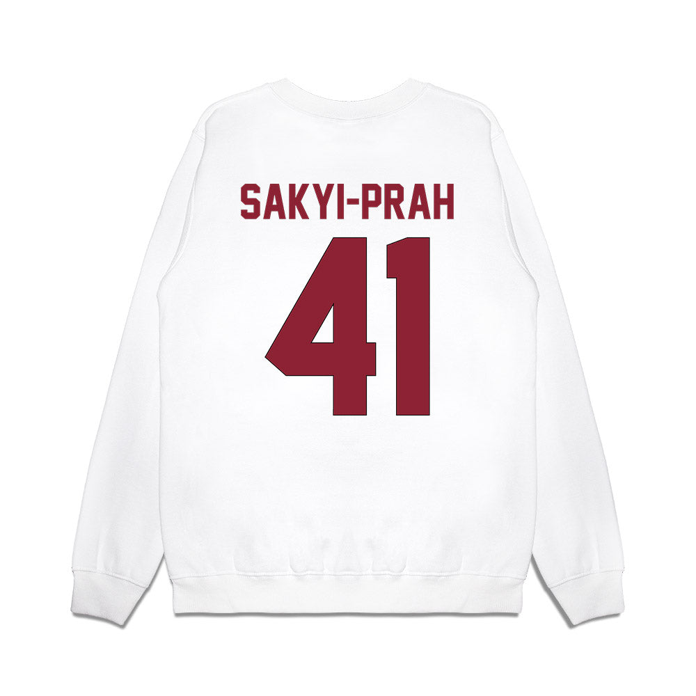 South Carolina - NCAA Football : Kobby Sakyi-Prah - Vintage Helmet Premium Crewneck Sweatshirt-1