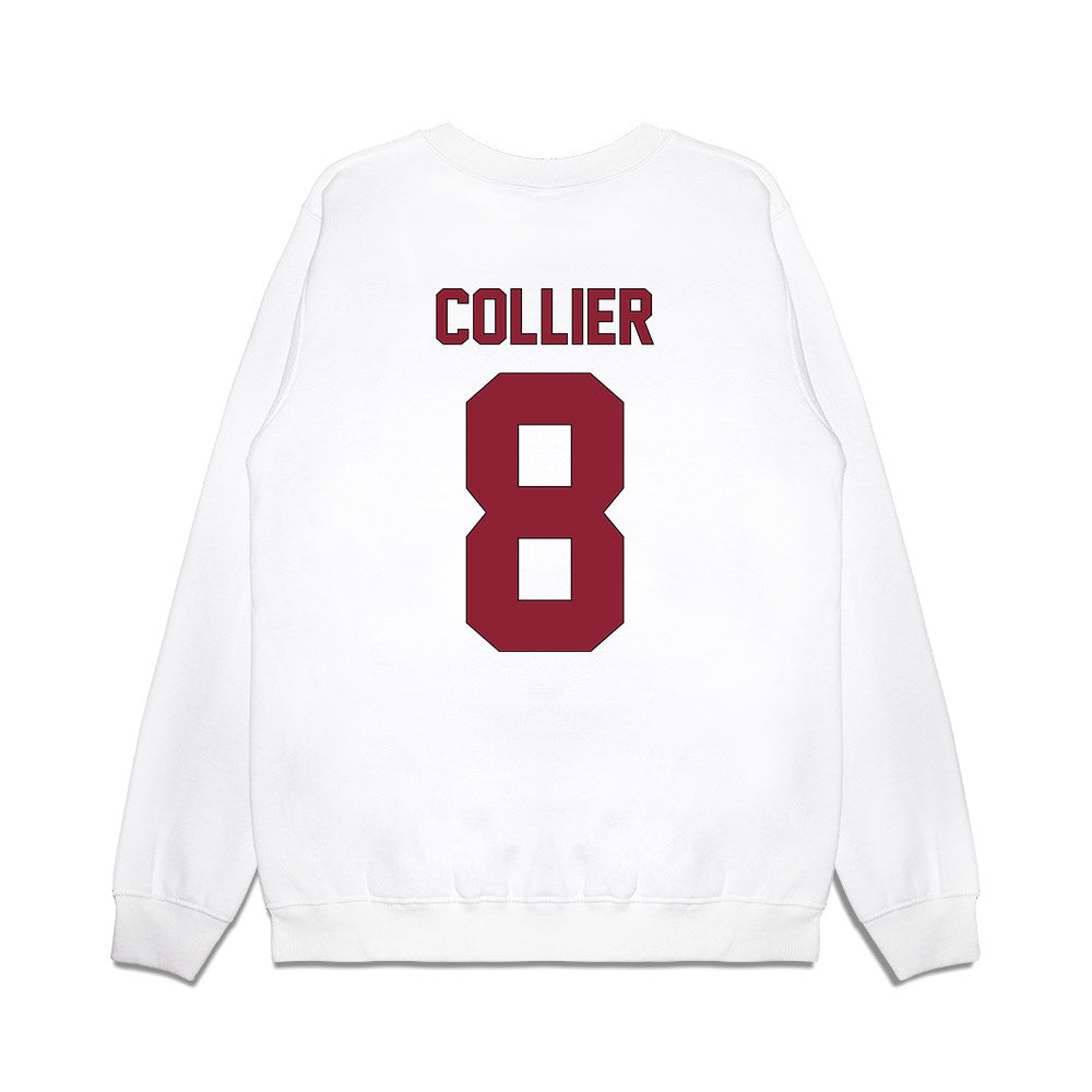South Carolina - NCAA Football : Judge Collier - Vintage Helmet Premium Crewneck Sweatshirt-1