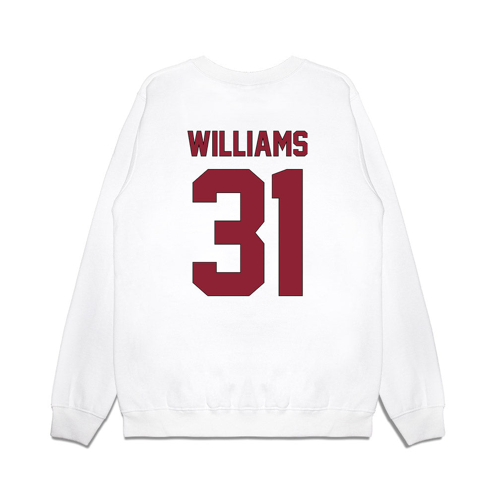 South Carolina - NCAA Football : Peyton Williams - Vintage Helmet Premium Crewneck Sweatshirt-1