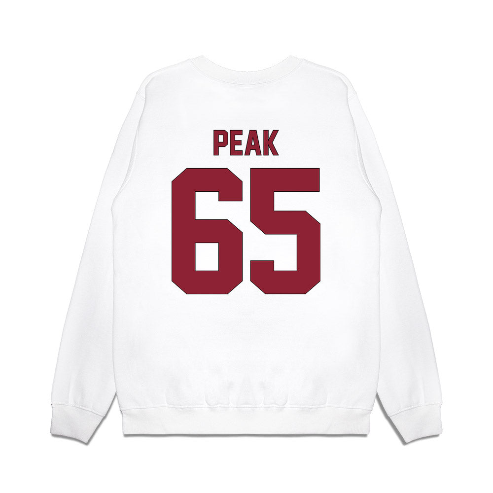 South Carolina - NCAA Football : Jacarrius Peak - Vintage Helmet Premium Crewneck Sweatshirt-1