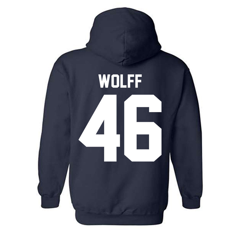 Penn State - NCAA Football : Evan Wolff - Vintage Shersey Hooded Sweatshirt-1
