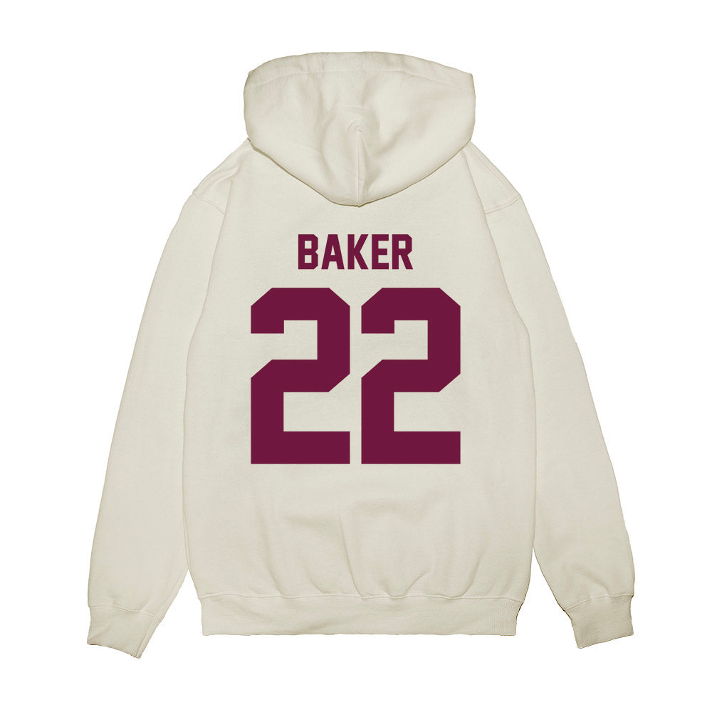 Texas A&M - NCAA Football : Carsyn Baker - Vintage Helmet Premium Hooded Sweatshirt-1