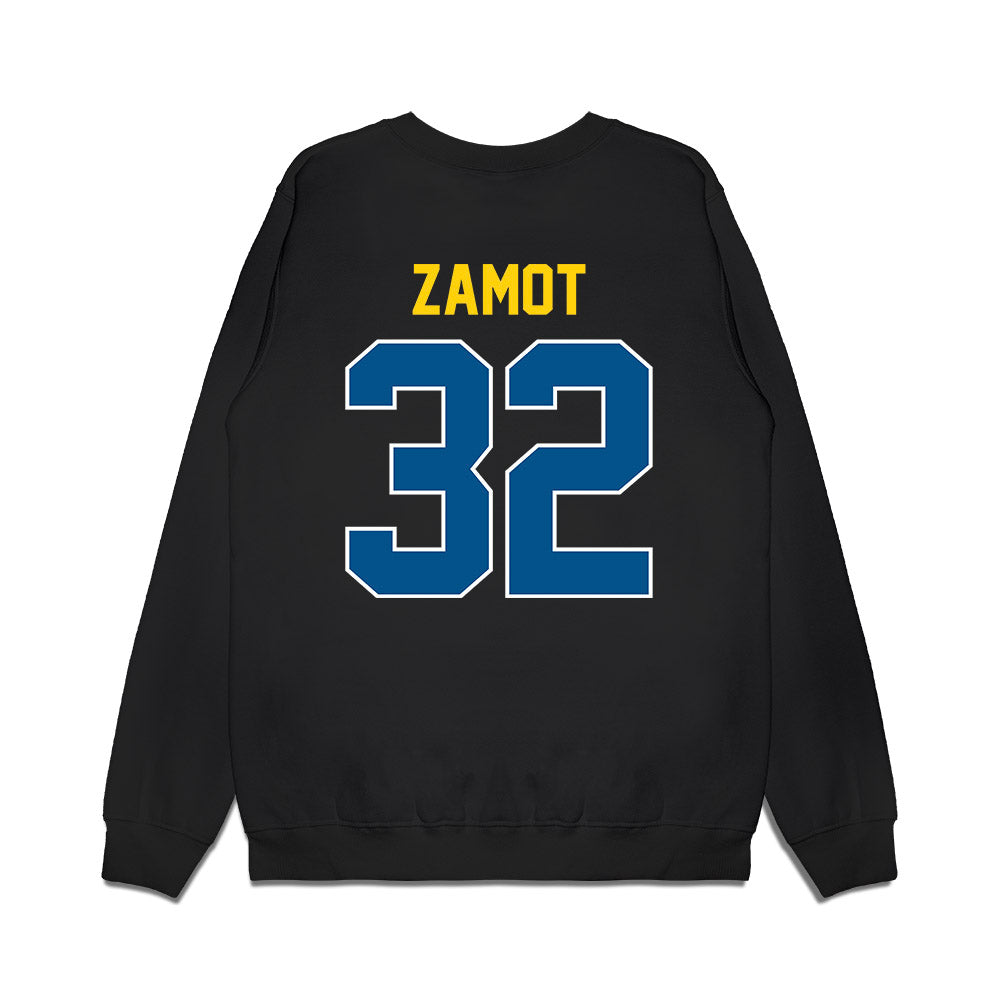 Delaware - NCAA Football : Joseph Zamot - Vintage Helmet Premium Crewneck Sweatshirt-1