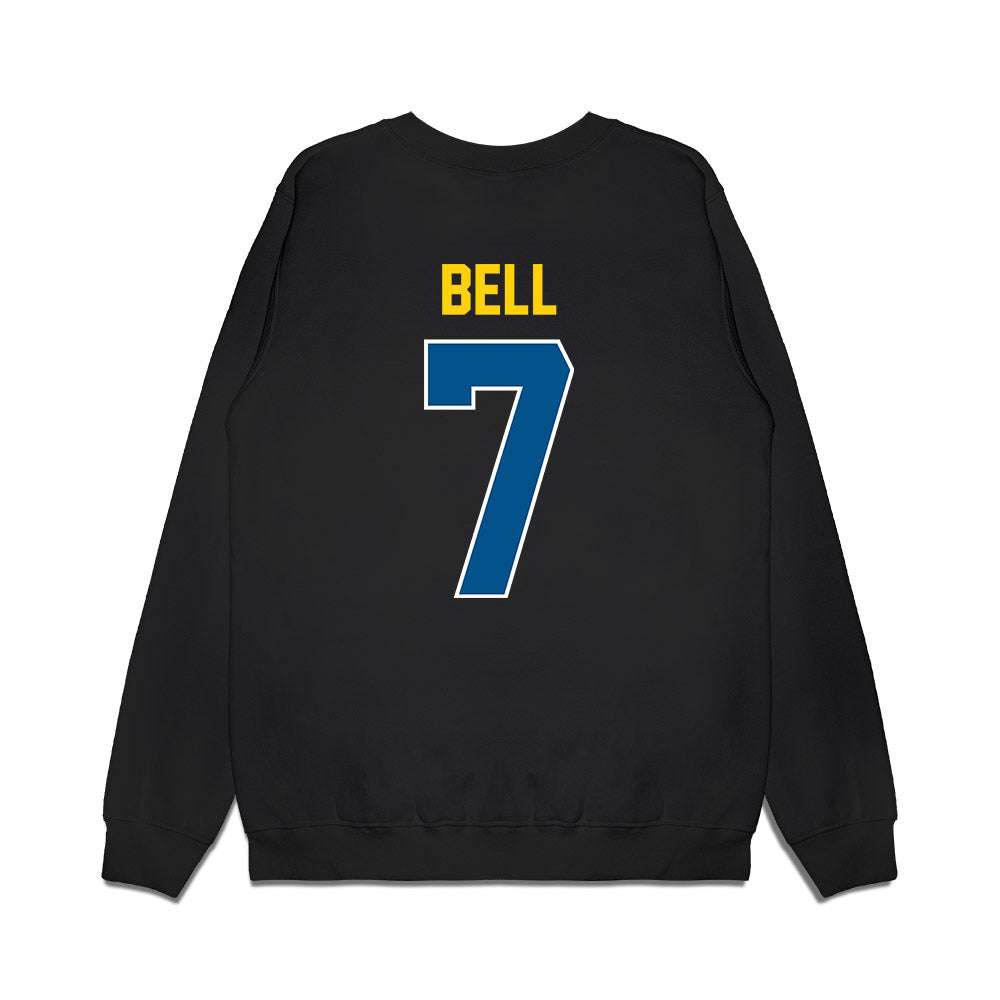 Delaware - NCAA Football : Tyler Bell - Vintage Helmet Premium Crewneck Sweatshirt-1