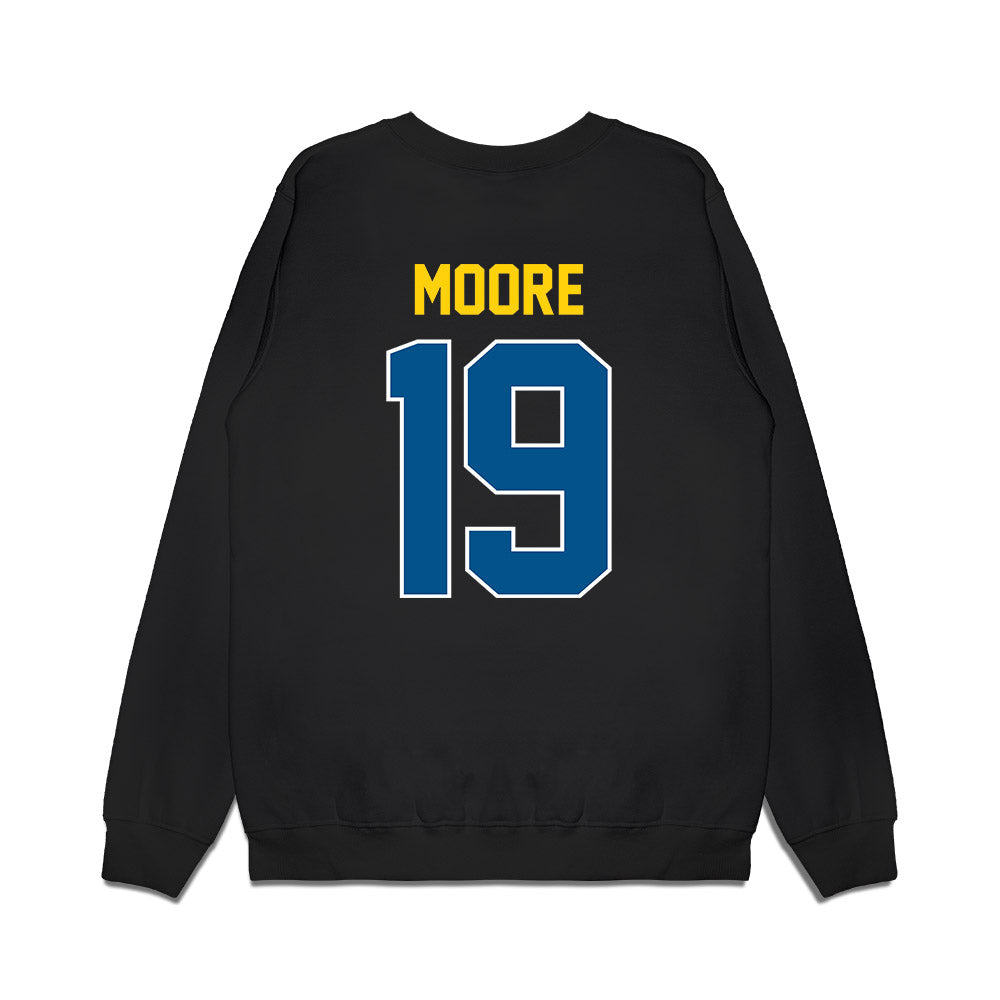 Delaware - NCAA Football : Kevin Moore - Vintage Helmet Premium Crewneck Sweatshirt-1