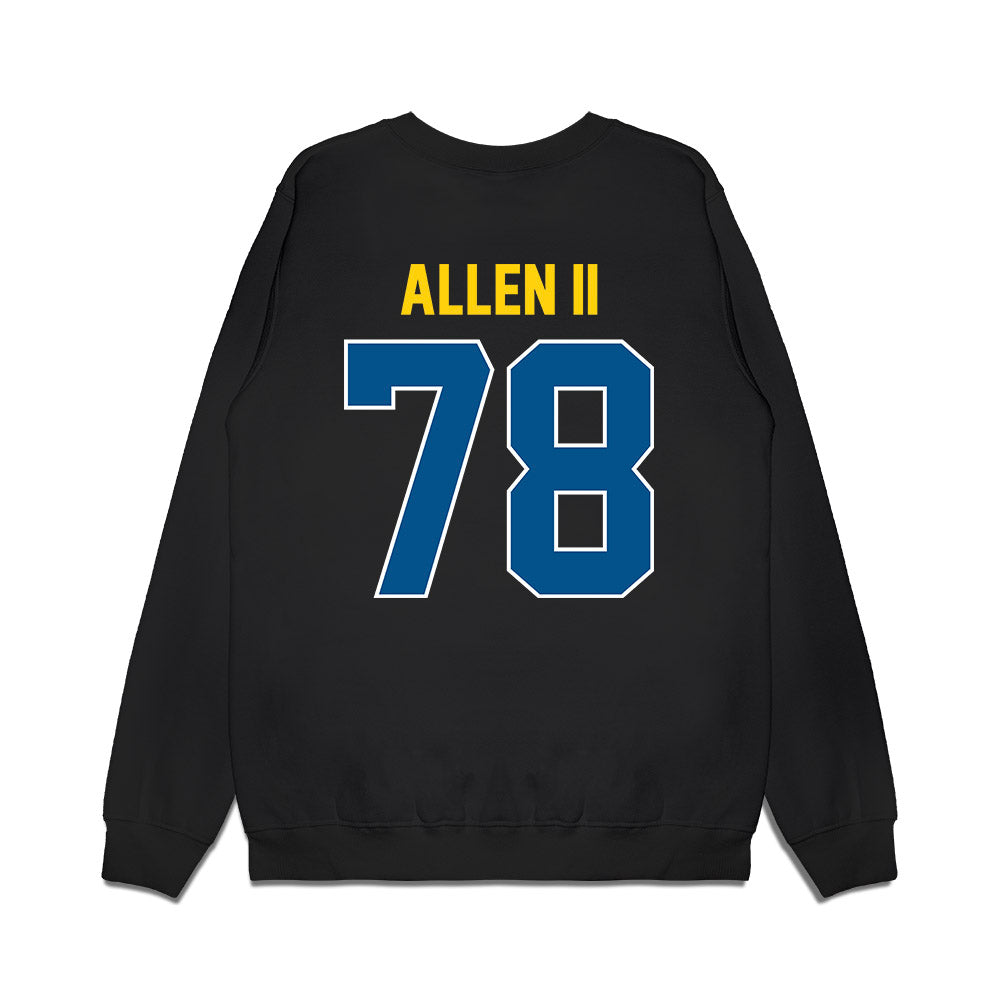 Delaware - NCAA Football : Bentley Allen II - Vintage Helmet Premium Crewneck Sweatshirt-1