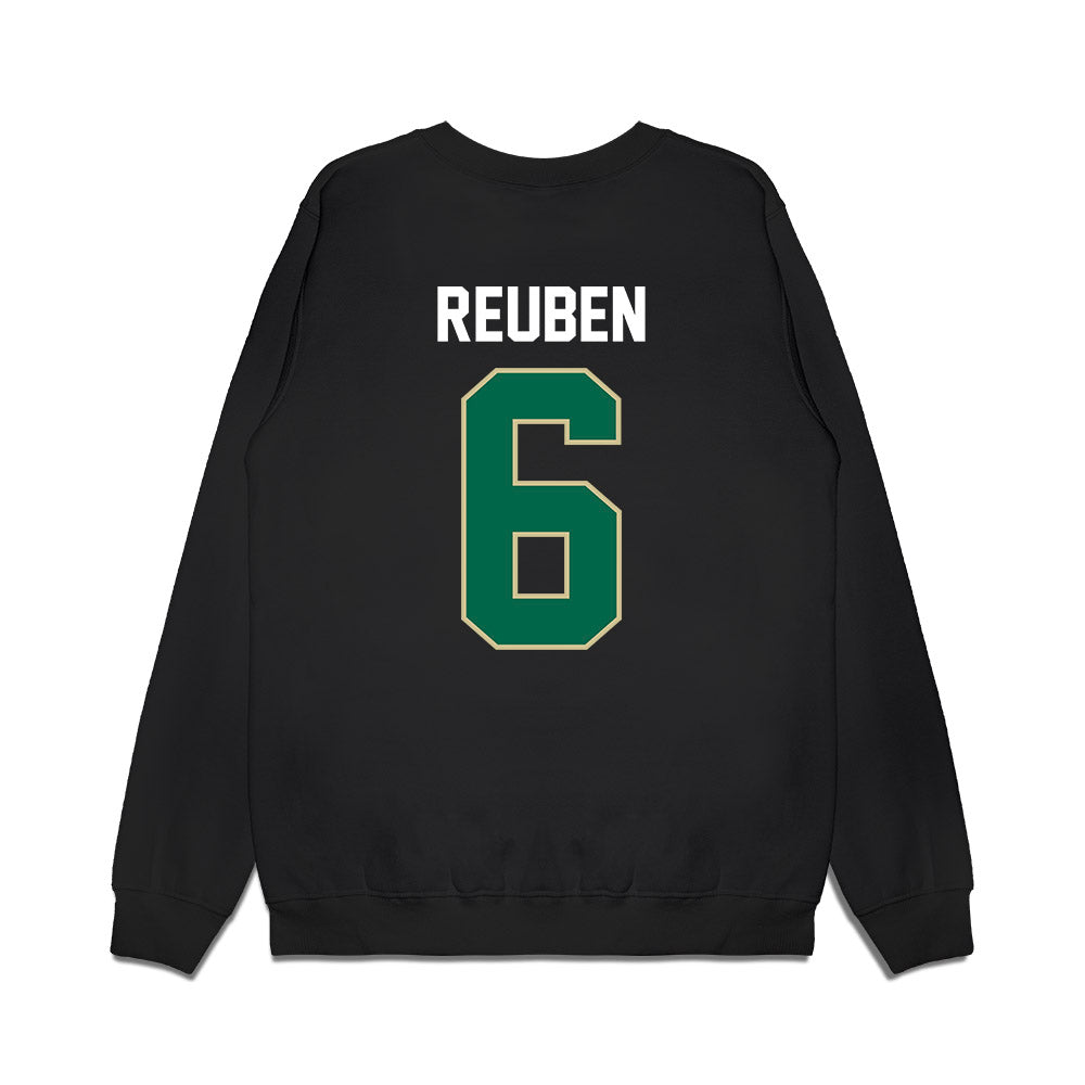 USF - NCAA Football : Mudia Reuben - Vintage Helmet Premium Crewneck Sweatshirt-1