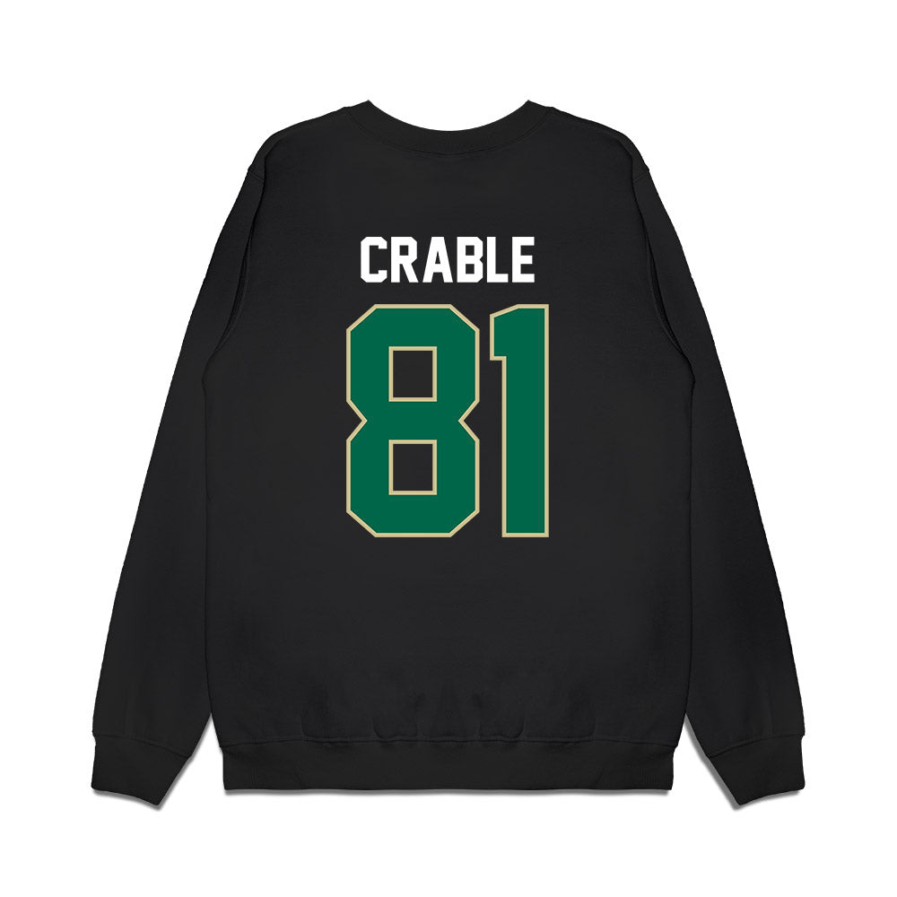 USF - NCAA Football : Tayte Crable - Vintage Helmet Premium Crewneck Sweatshirt-1