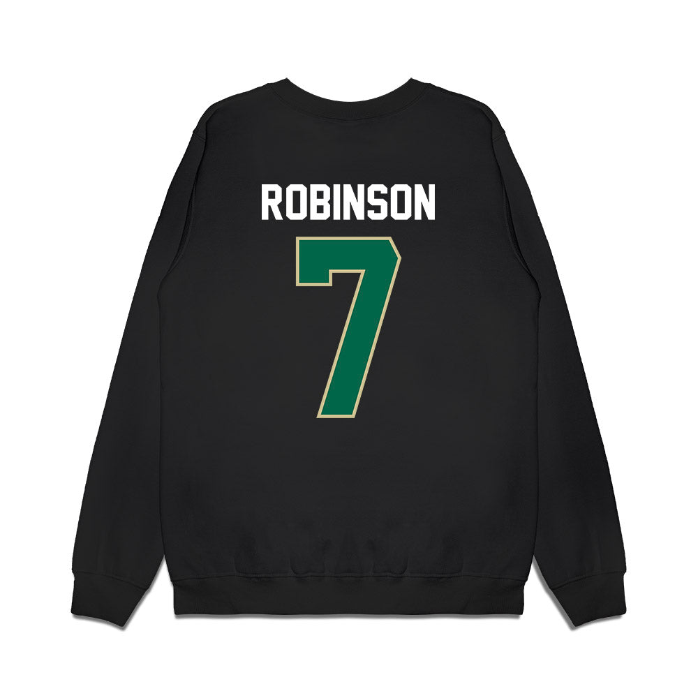 USF - NCAA Football : Sam Robinson - Vintage Helmet Premium Crewneck Sweatshirt-1