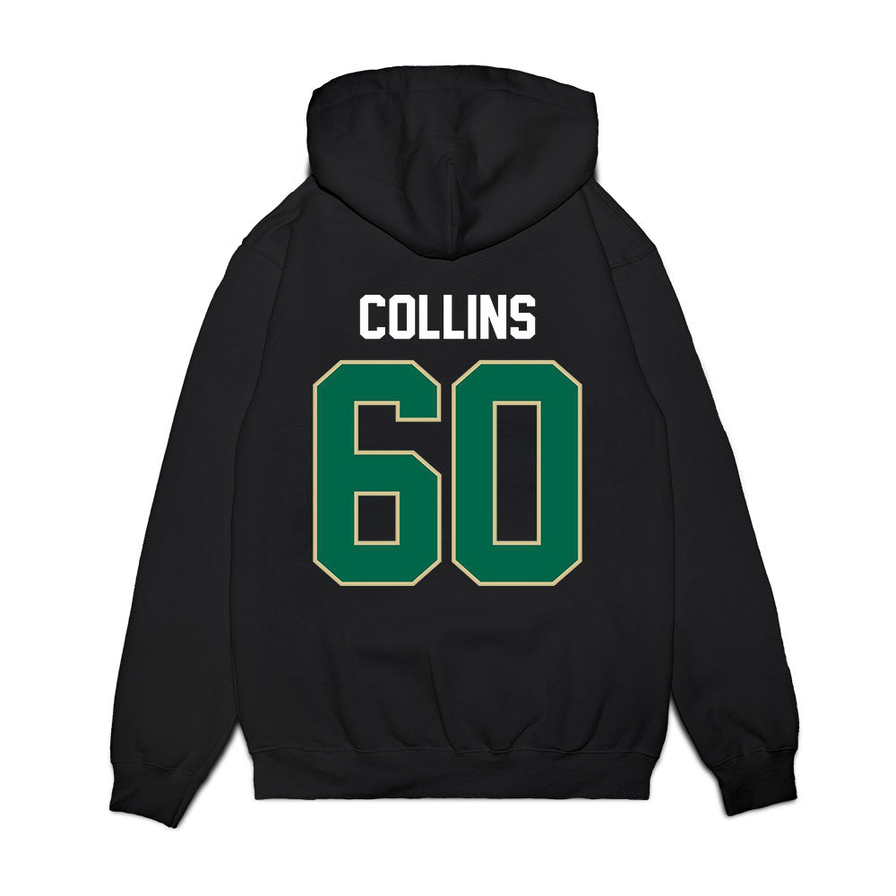 USF - NCAA Football : Khalil Collins - Vintage Helmet Premium Hooded Sweatshirt-1