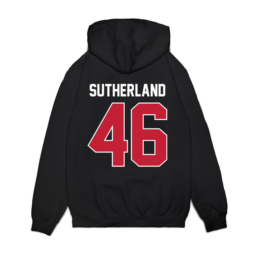 Richmond - NCAA Football : EJ Sutherland - Vintage Helmet Premium Hooded Sweatshirt-1