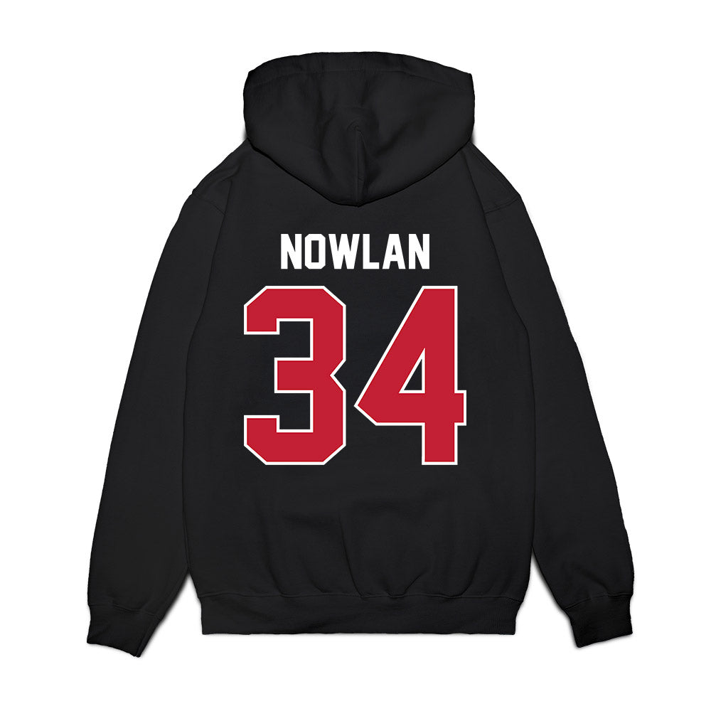 Richmond - NCAA Football : Garrett Nowlan - Vintage Helmet Premium Hooded Sweatshirt-1