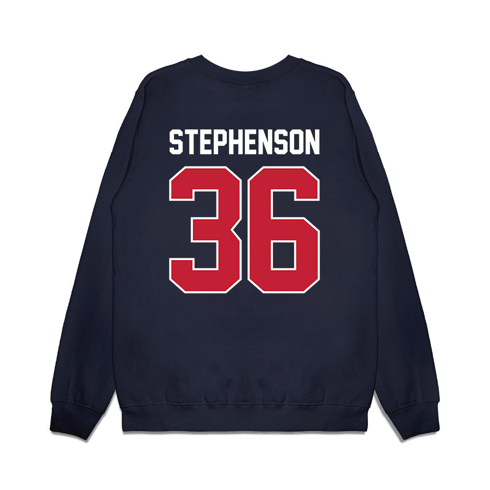 Richmond - NCAA Football : Warrick Stephenson - Vintage Helmet Premium Crewneck Sweatshirt-1