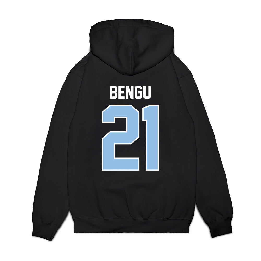 Old Dominion - NCAA Football : Steven Bengu - Vintage Helmet Premium Hooded Sweatshirt-1