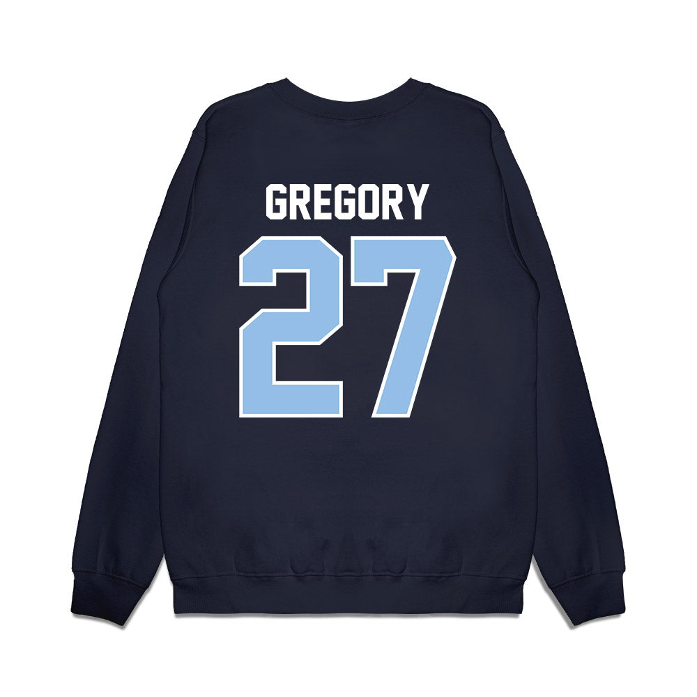 Old Dominion - NCAA Football : Kingston Gregory - Vintage Helmet Premium Crewneck Sweatshirt-1