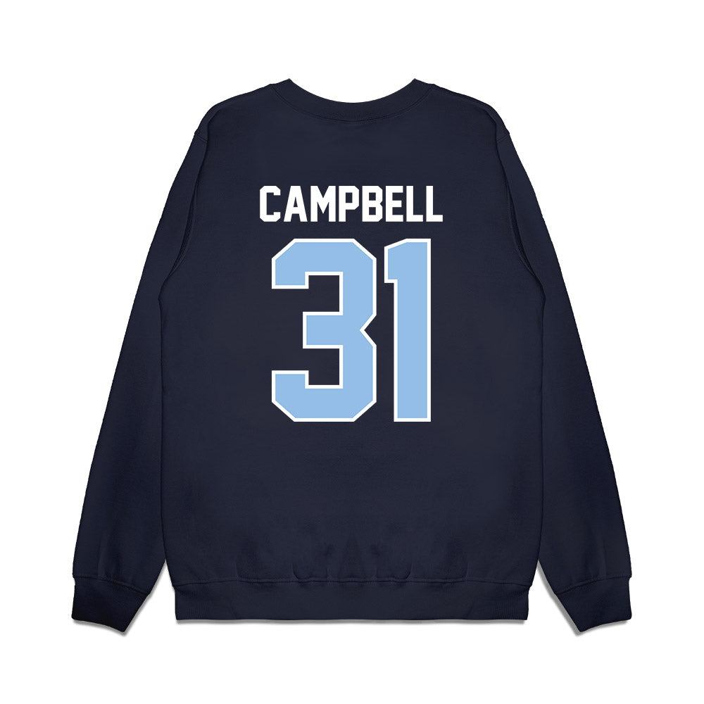 Old Dominion - NCAA Football : Bartholomew Campbell - Vintage Helmet Premium Crewneck Sweatshirt-1