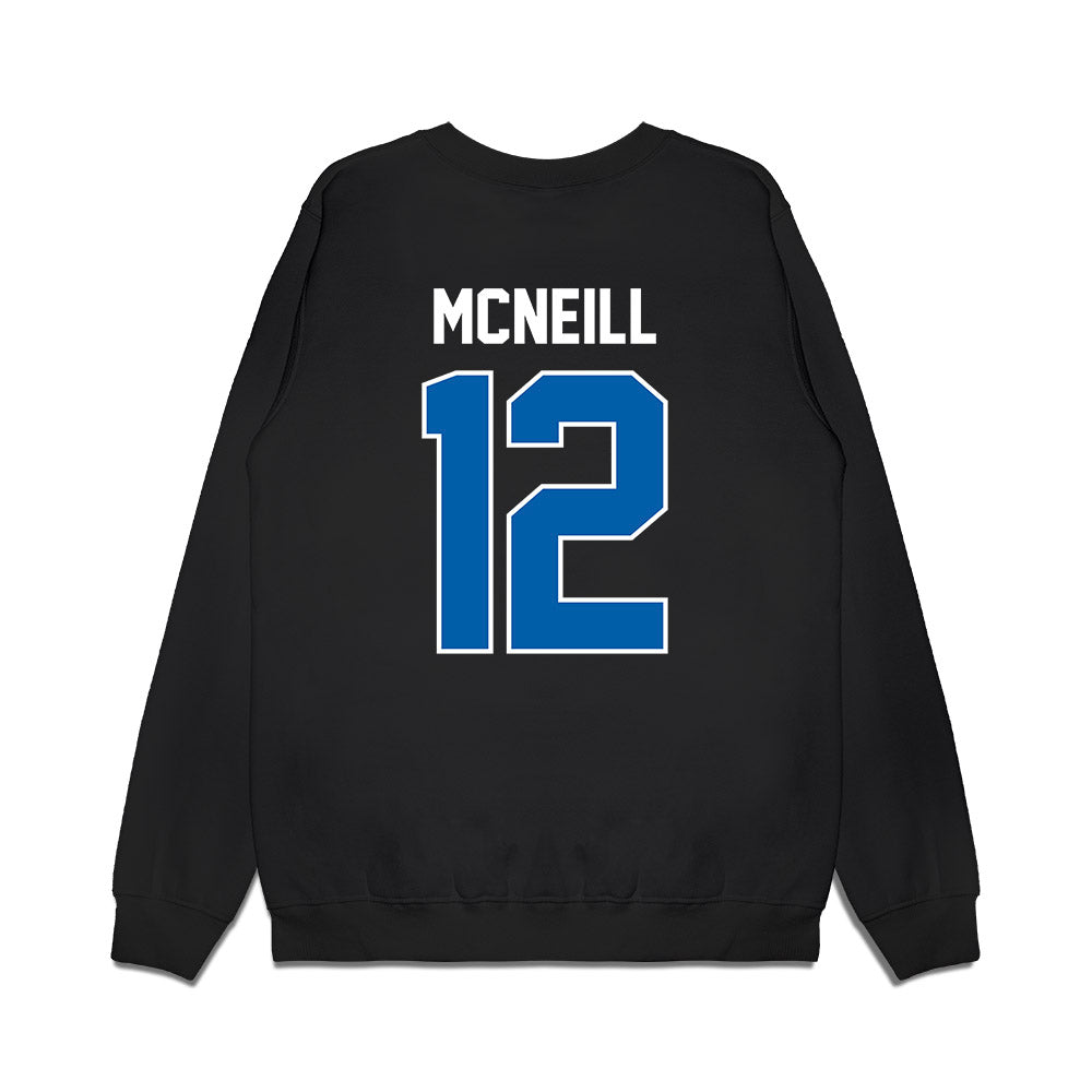 Buffalo - NCAA Football : Quran McNeill - Vintage Helmet Premium Crewneck Sweatshirt-1