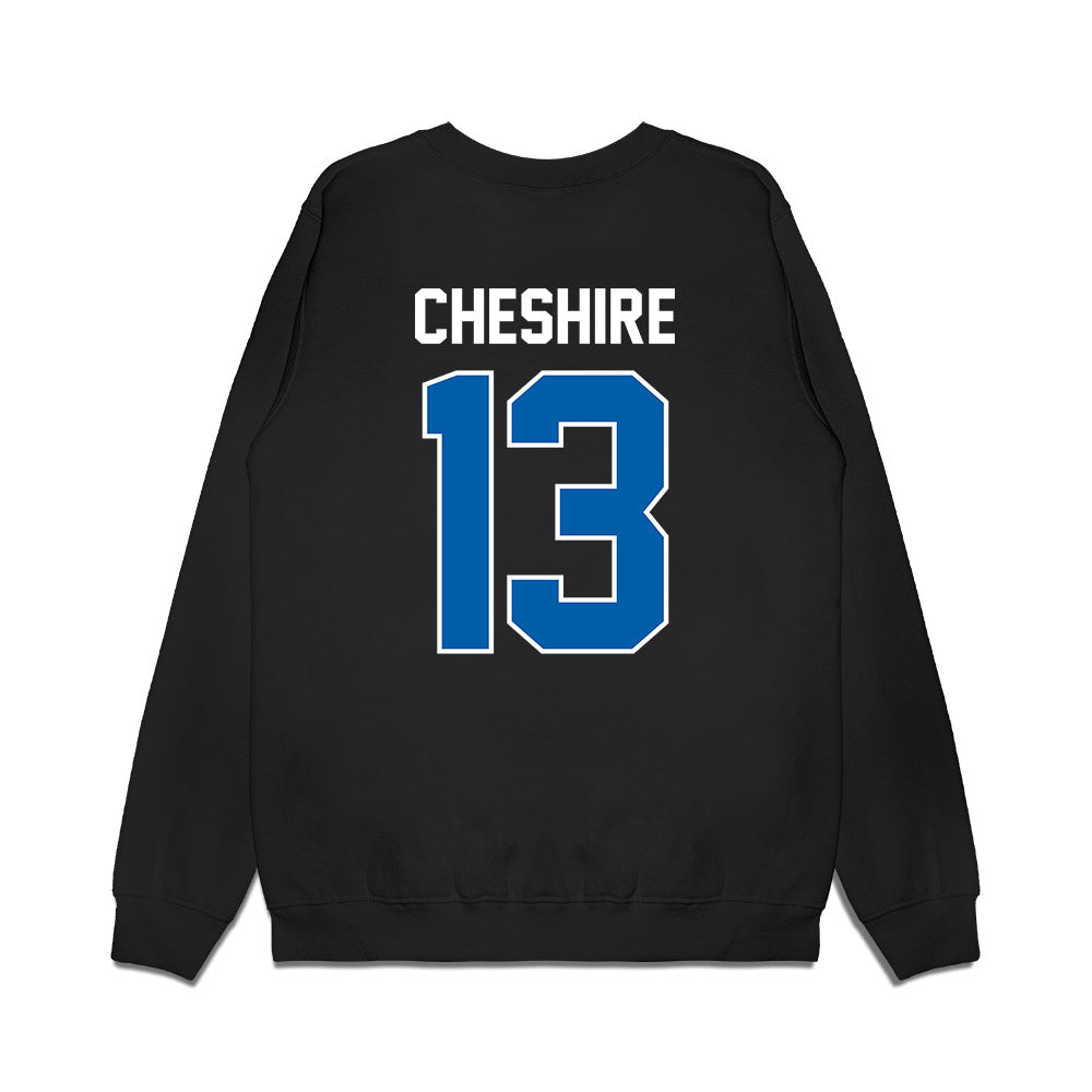 Buffalo - NCAA Football : Joey Cheshire - Vintage Helmet Premium Crewneck Sweatshirt-1