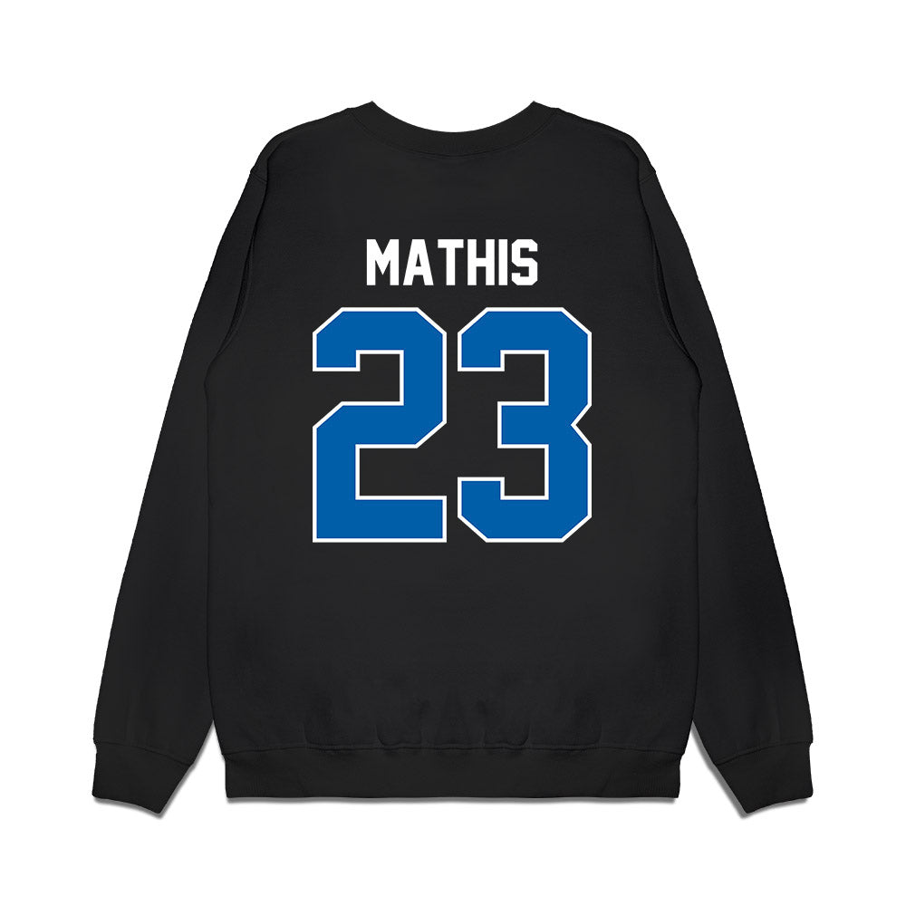 Buffalo - NCAA Football : Devare Mathis - Vintage Helmet Premium Crewneck Sweatshirt-1