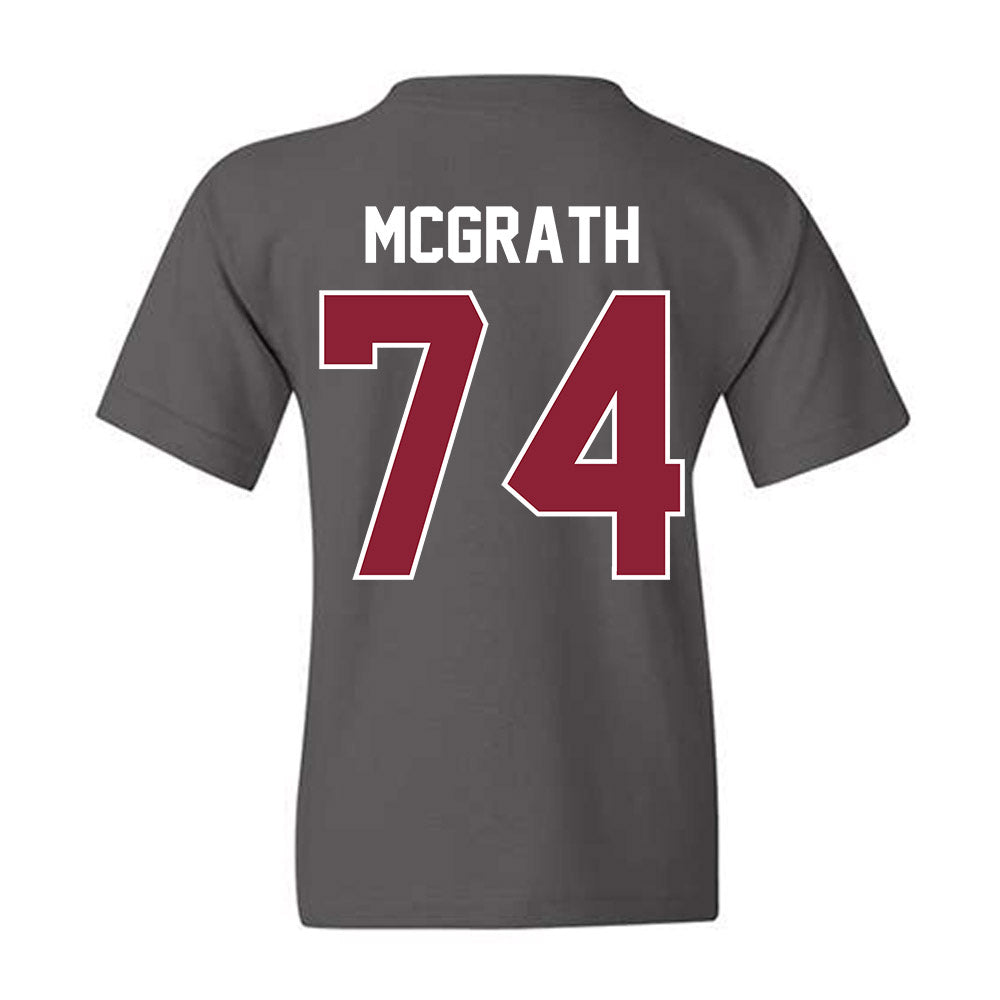 UMass - NCAA Football : Jake McGrath - Vintage Football Youth T-Shirt-1