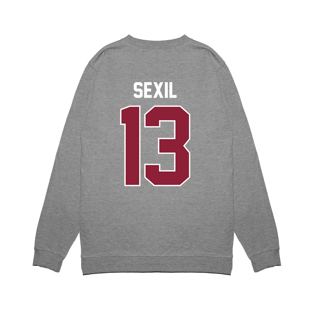 UMass - NCAA Football : Raheim Sexil - Vintage Football Premium Crewneck Sweatshirt-1