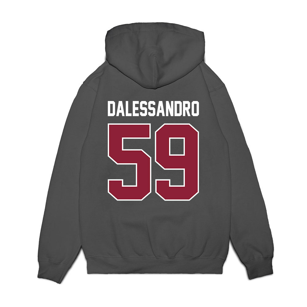 UMass - NCAA Football : Nick Dalessandro - Vintage Football Premium Hooded Sweatshirt-1