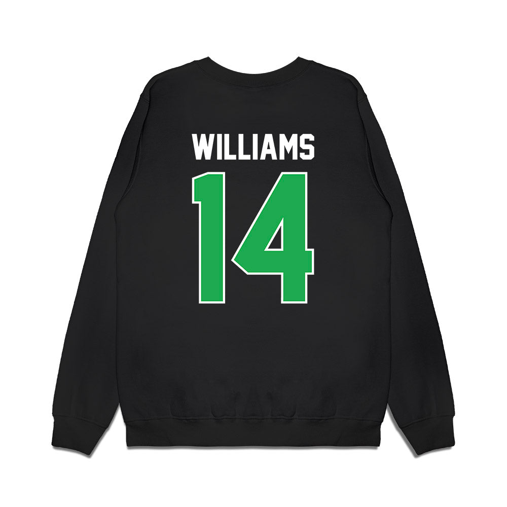 Marshall - NCAA Football : Mickel Williams - Vintage Helmet Premium Crewneck Sweatshirt-1