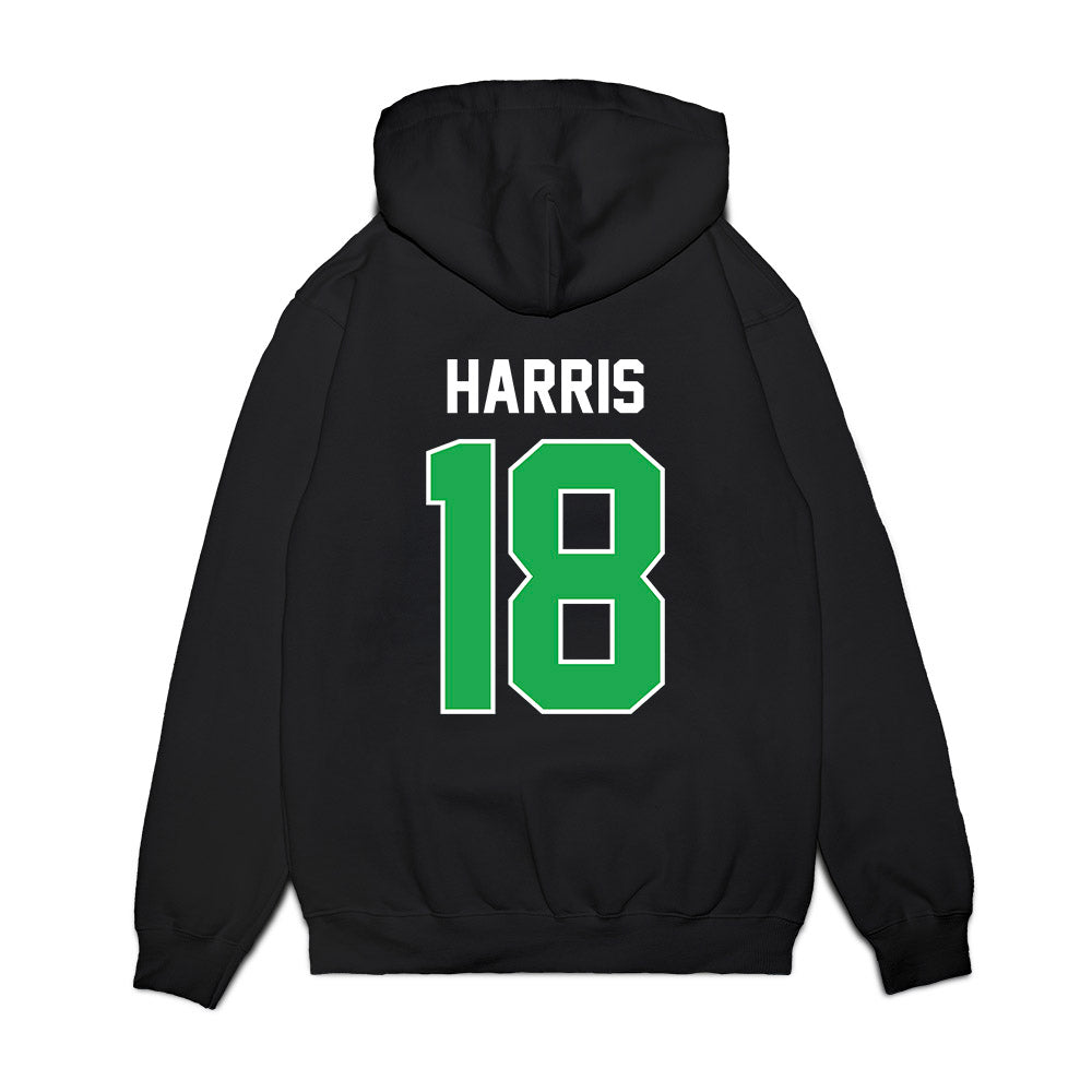 Marshall - NCAA Football : Daniel Harris - Vintage Helmet Premium Hooded Sweatshirt-1