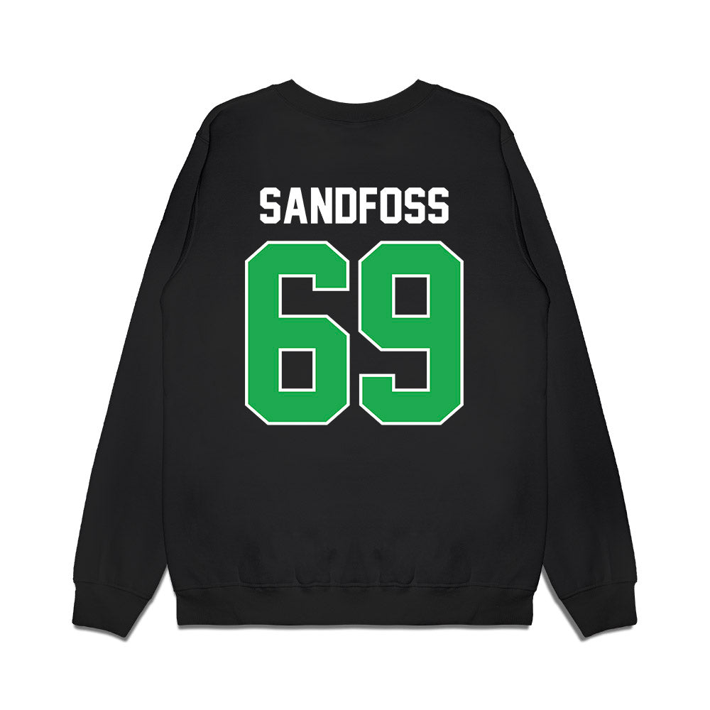 Marshall - NCAA Football : Will Sandfoss - Vintage Helmet Premium Crewneck Sweatshirt-1