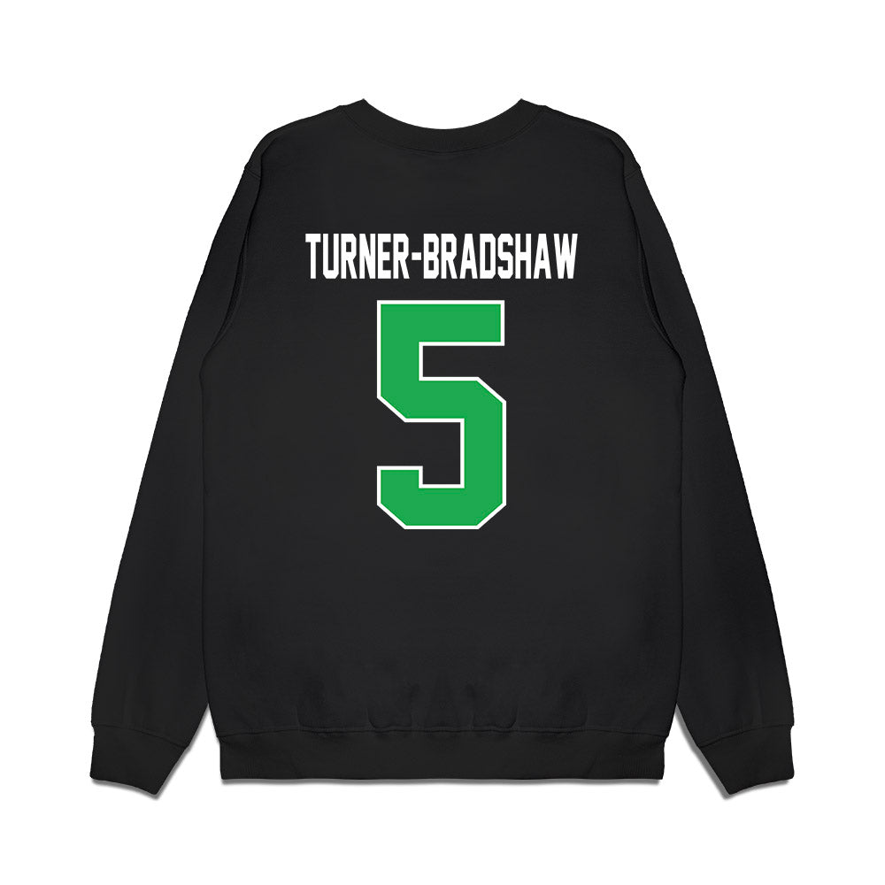 Marshall - NCAA Football : Xayvion Turner-Bradshaw - Vintage Helmet Premium Crewneck Sweatshirt-1
