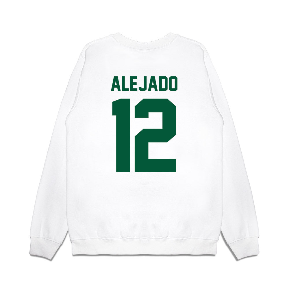 Hawaii - NCAA Football : Micah Alejado - Vintage Helmet Premium Crewneck Sweatshirt-1