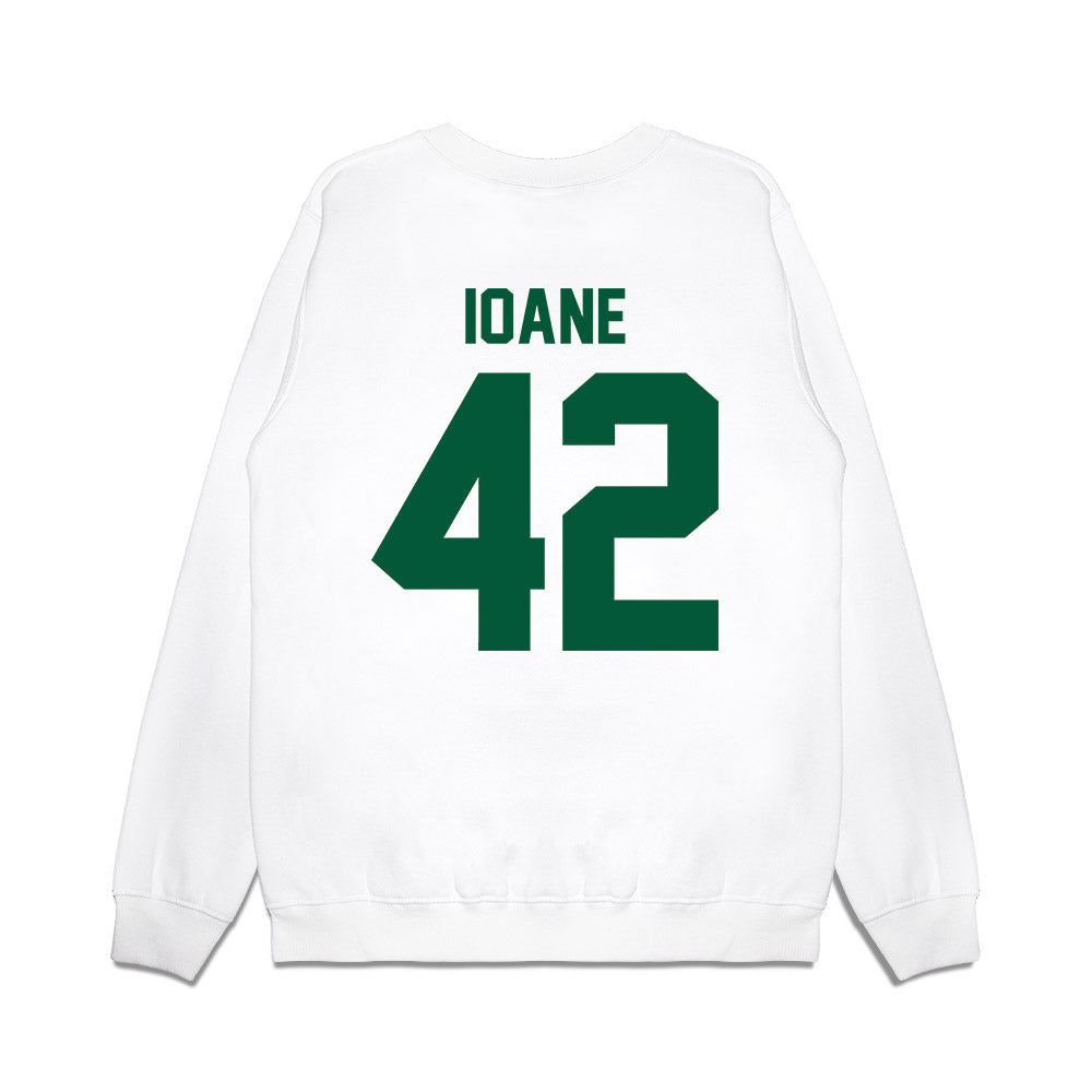 Hawaii - NCAA Football : Matteus Ioane - Vintage Helmet Premium Crewneck Sweatshirt-1