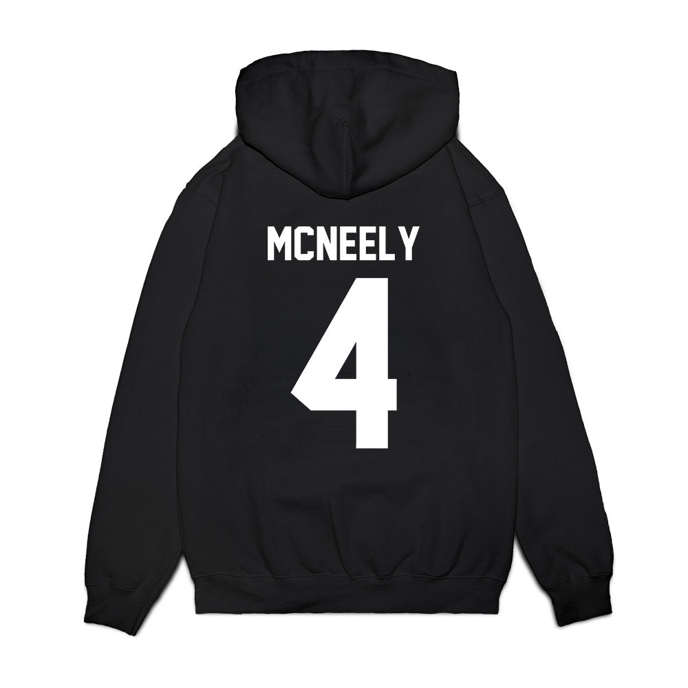 Maine - NCAA Football : Malik McNeely - Vintage Helmet Premium Hooded Sweatshirt-1