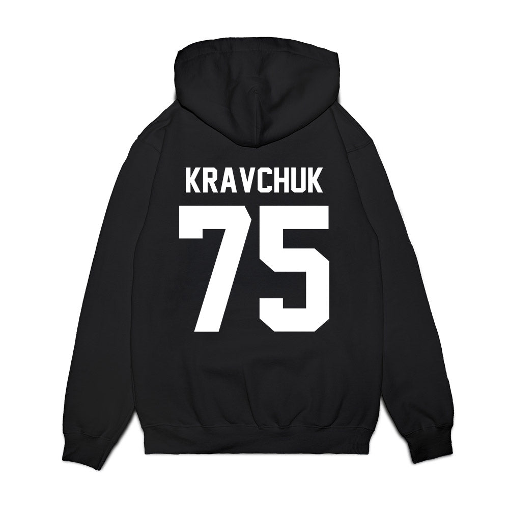 Maine - NCAA Football : Anton Kravchuk - Vintage Helmet Premium Hooded Sweatshirt-1