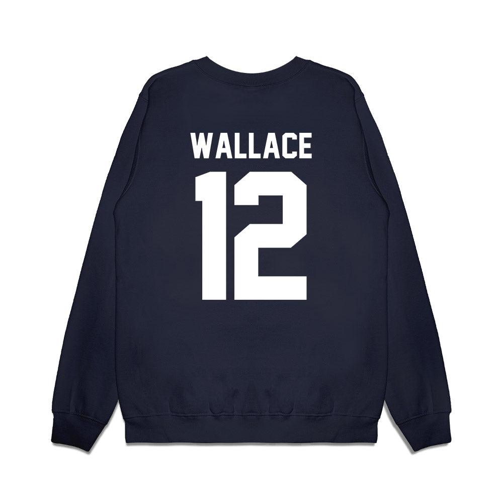 Maine - NCAA Football : Evan Wallace - Vintage Helmet Premium Crewneck Sweatshirt-1
