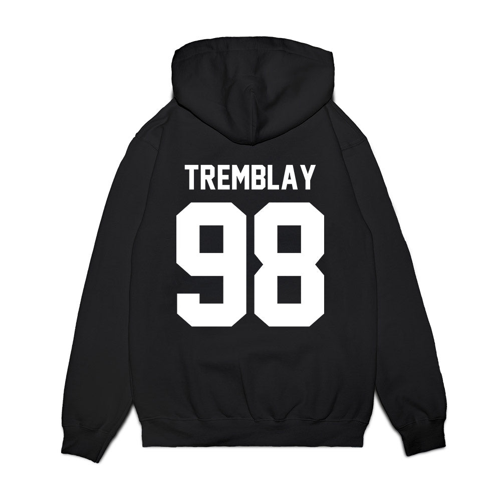 Liberty - NCAA Football : Austin Tremblay - Vintage Helmet Premium Hooded Sweatshirt-1