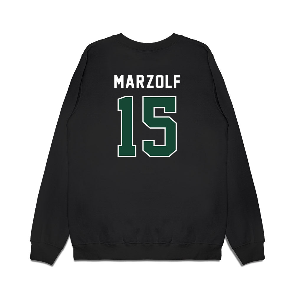 Ohio - NCAA Football : William Marzolf - Vintage Helmet Premium Crewneck Sweatshirt-1