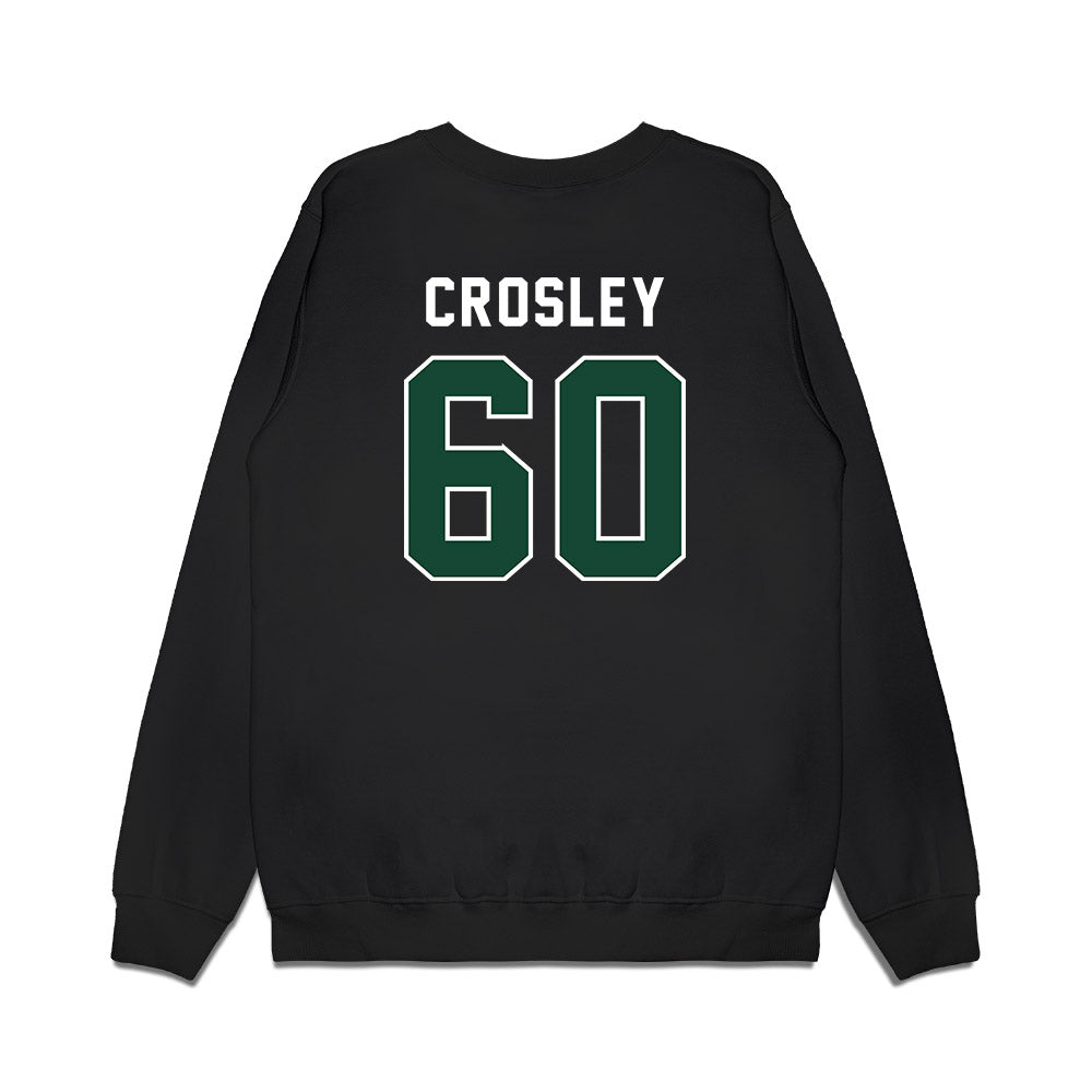 Ohio - NCAA Football : Colton Crosley - Vintage Helmet Premium Crewneck Sweatshirt-1