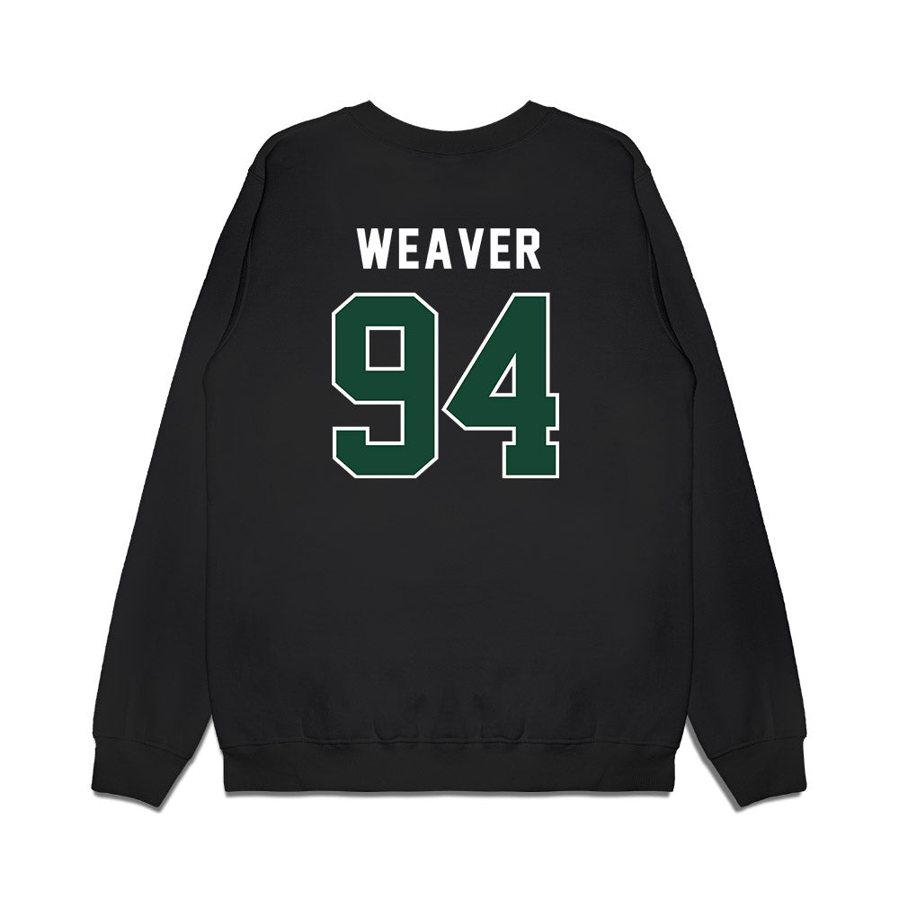 Ohio - NCAA Football : Brandon Weaver - Vintage Helmet Premium Crewneck Sweatshirt-1