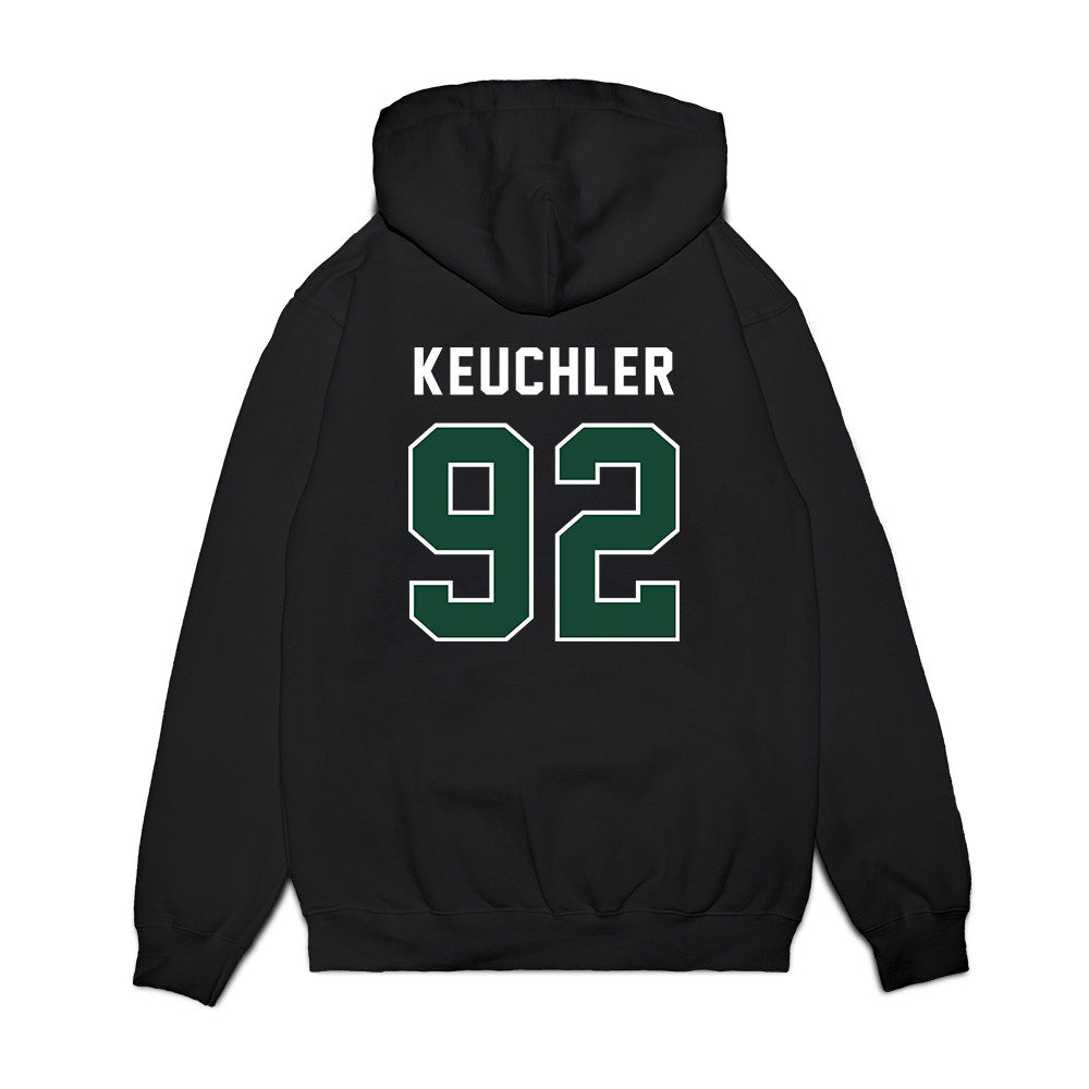 Ohio - NCAA Football : RJ Keuchler - Vintage Helmet Premium Hooded Sweatshirt-1