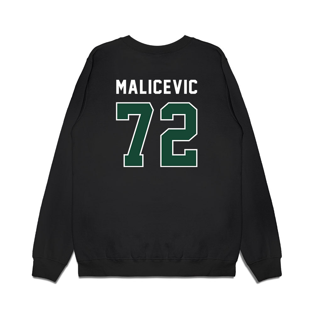 Ohio - NCAA Football : Sandro Malicevic - Vintage Helmet Premium Crewneck Sweatshirt-1