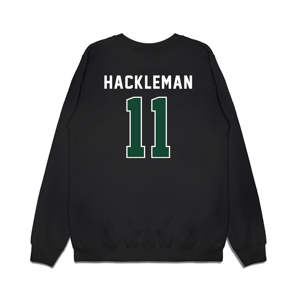 Ohio - NCAA Football : Zach Hackleman - Vintage Helmet Premium Crewneck Sweatshirt-1