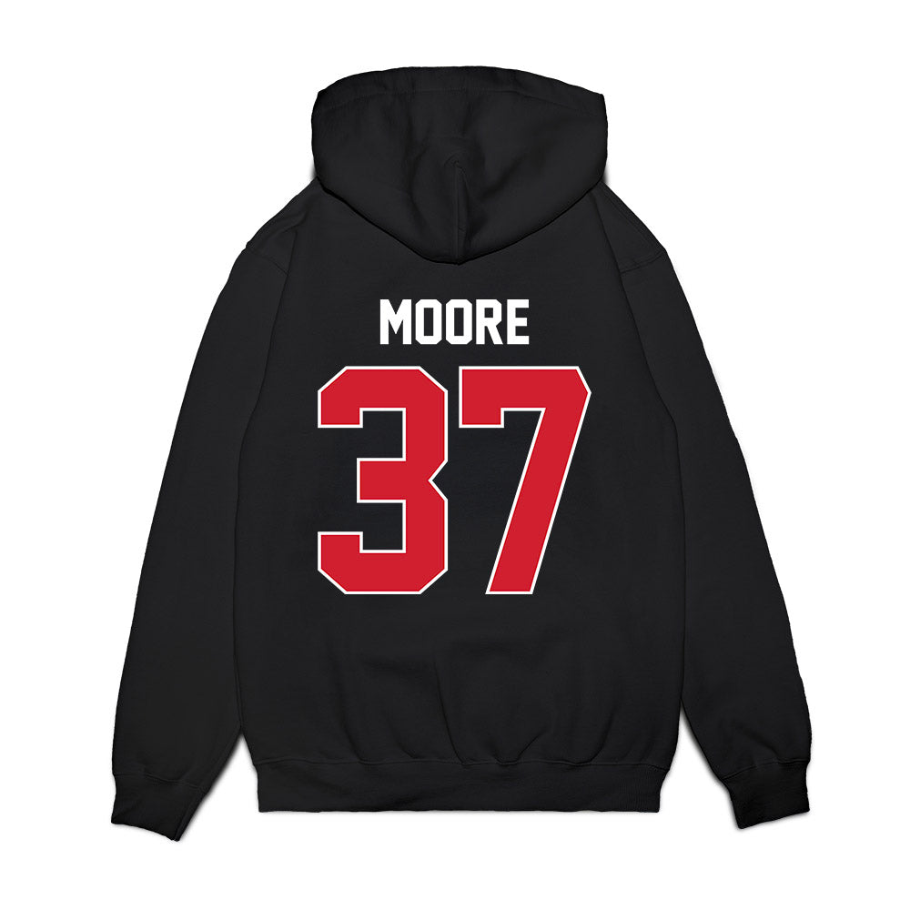 Arkansas State - NCAA Football : Ashton Moore - Vintage Helmet Premium Hooded Sweatshirt-1
