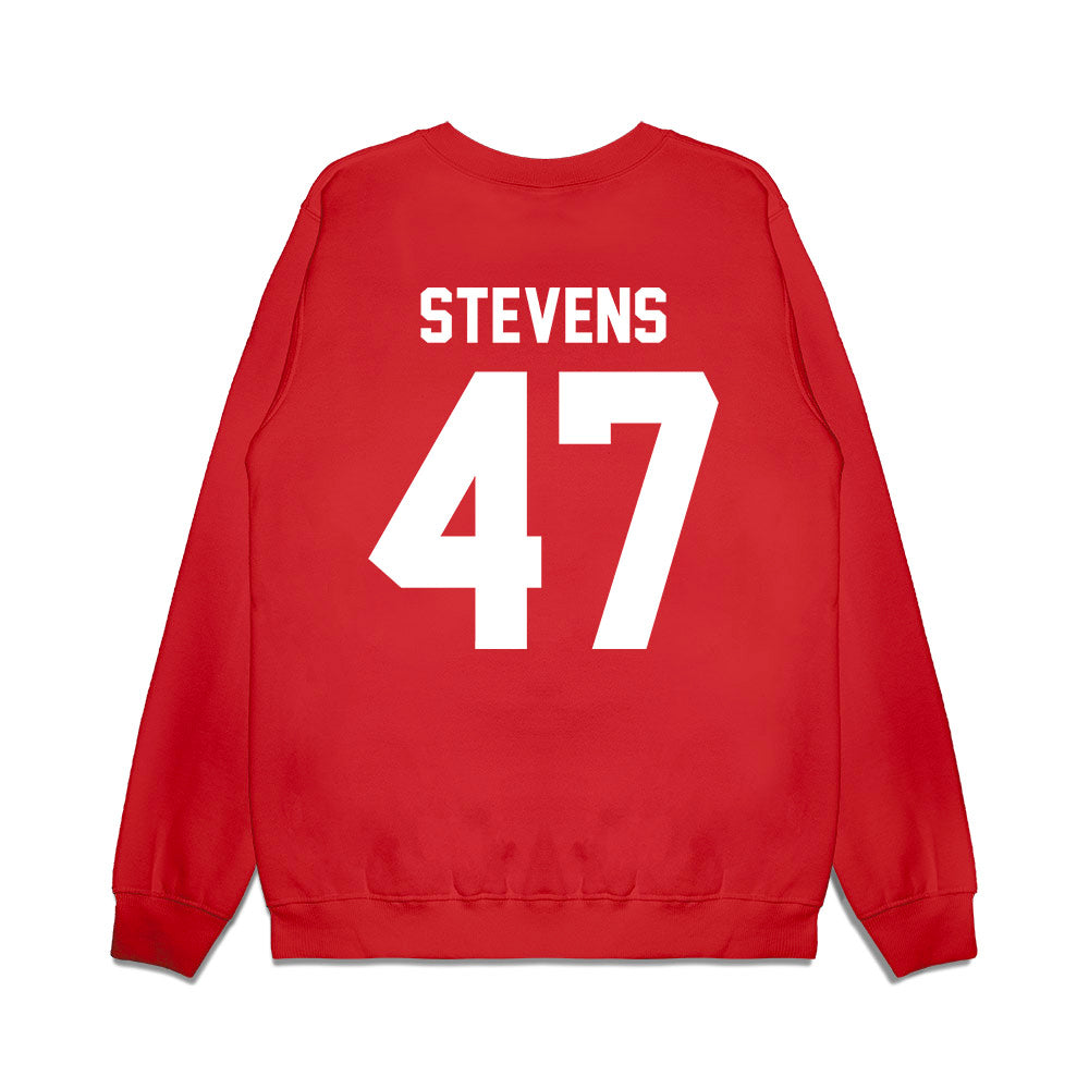 New Mexico - NCAA Football : Marcus Stevens - Vintage Helmet Premium Crewneck Sweatshirt-1