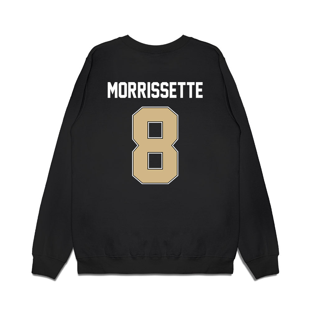 Purdue - NCAA Football : Denylon Morrissette - Vintage Helmet Premium Crewneck Sweatshirt-1