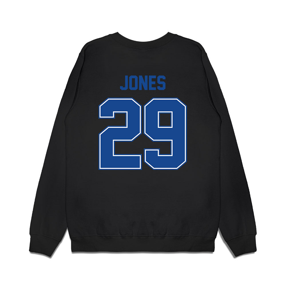 Boise State - NCAA Football : AJ Jones - Vintage Helmet Premium Crewneck Sweatshirt-1